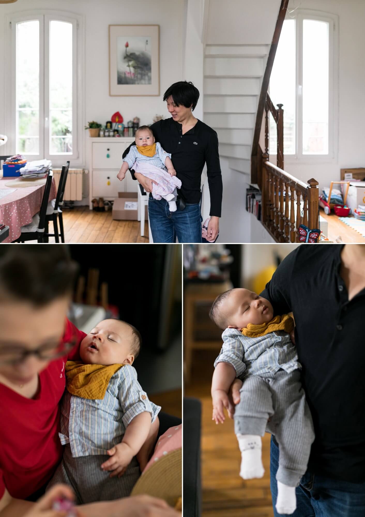 Clément : une séance bébé à domicile